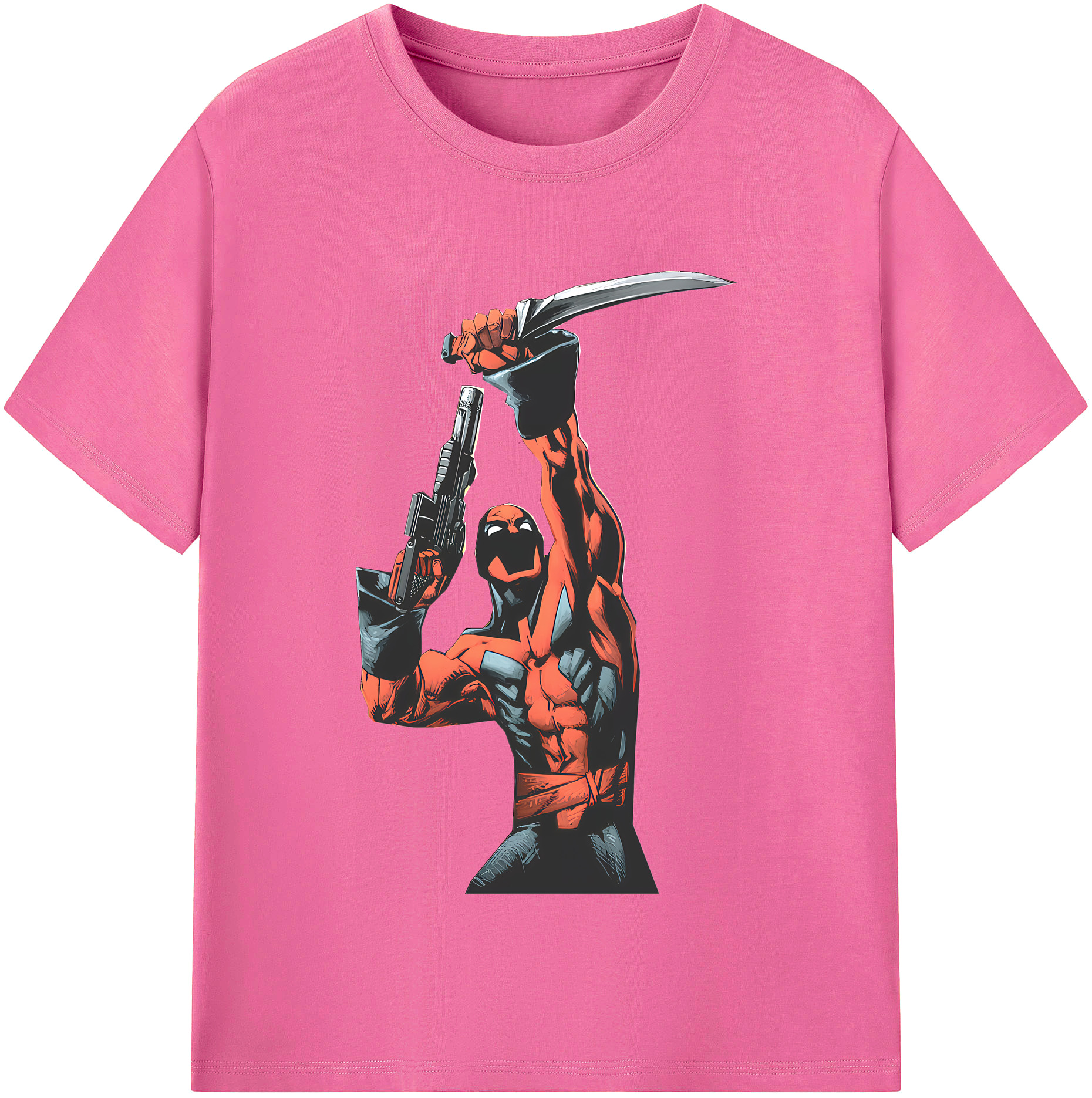 （画像用） Deadpool デッドプール レディースカジュアルプリントTシャツ（綿100％）